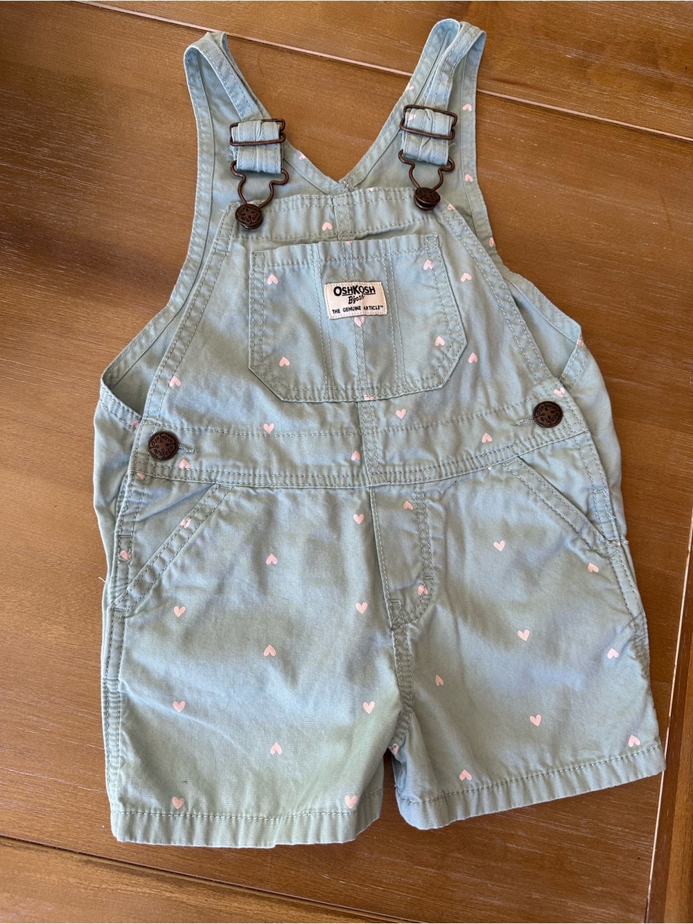 OshKosh B'gosh Girls 3T Short Overalls